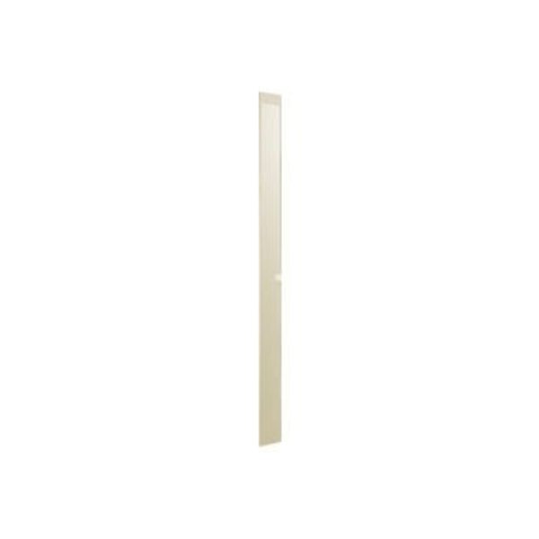 Metpar Corp Steel Pilaster with Shoe - 4"W x 82"H (Almond) 1404AD / 14989 / 15683